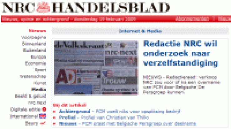 NRC Media voelt wel wat voor verkoop